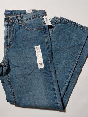 NWT Old Navy Boys 14 Husky Straight Leg Jeans